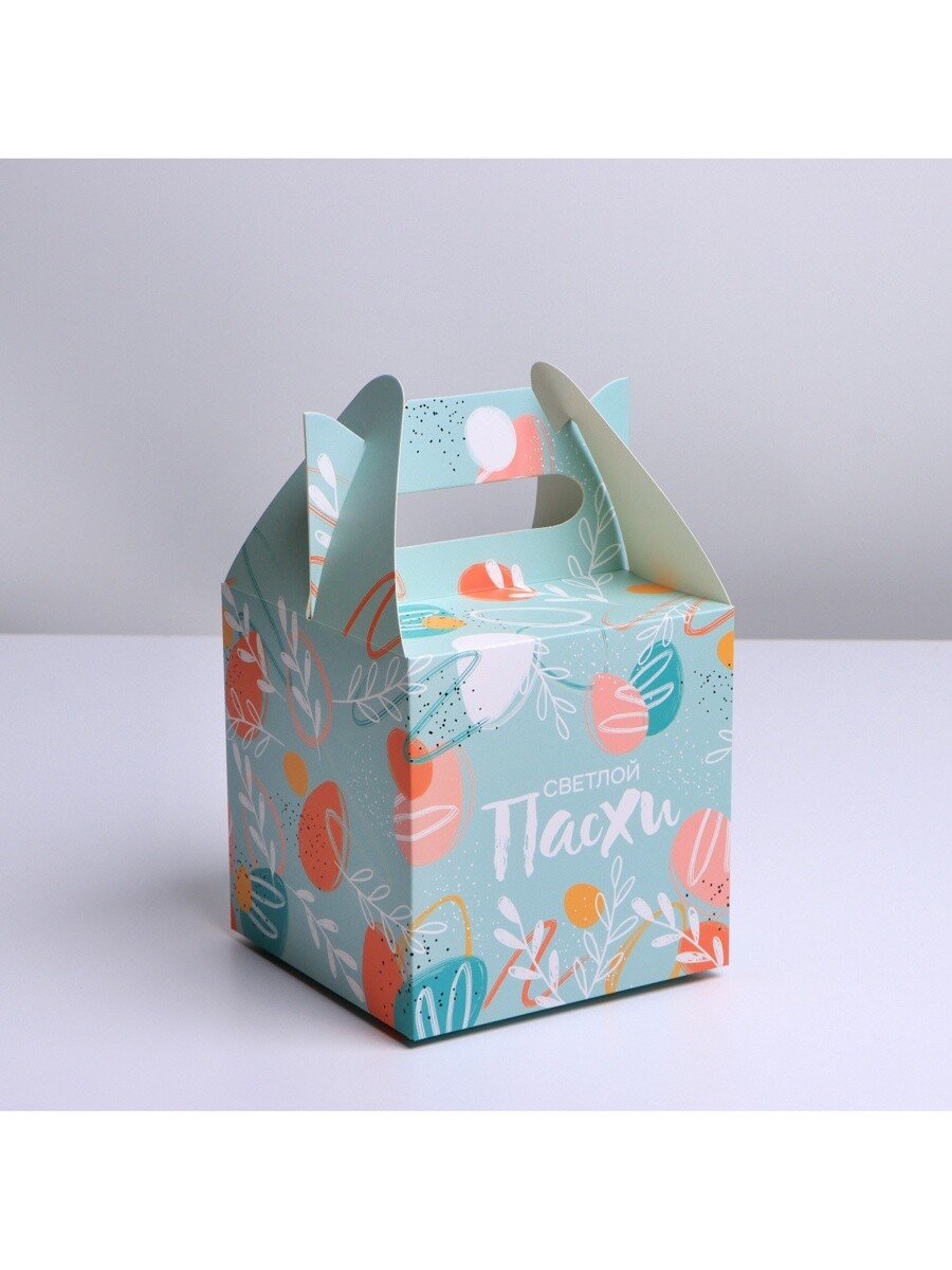 

Коробка кондитерская, упаковка, Голубой