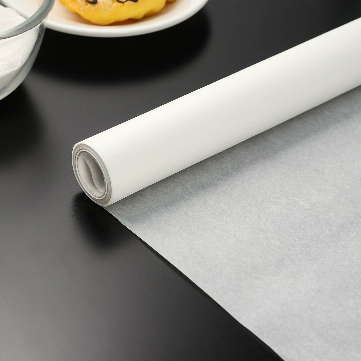 Пергамент для выпечки доляна, 38 см×10 м, универсальный тонкий бумага для выпечки доляна 30 см×8 м