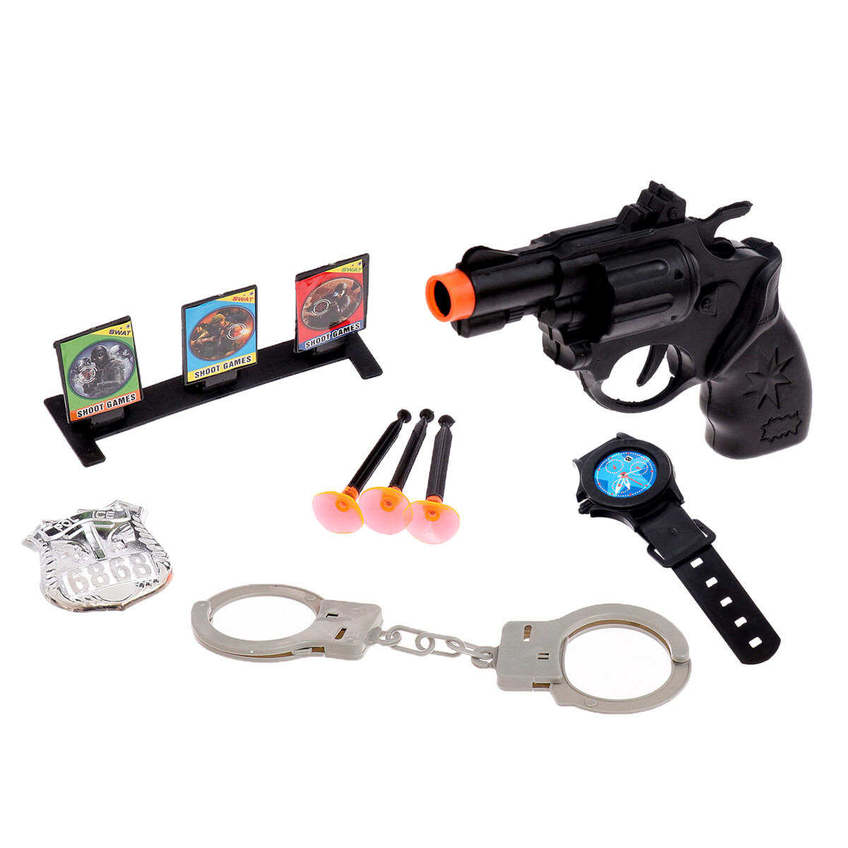 Набор полицейского игрушка оружие с присосками наборы полицейского наборы военного