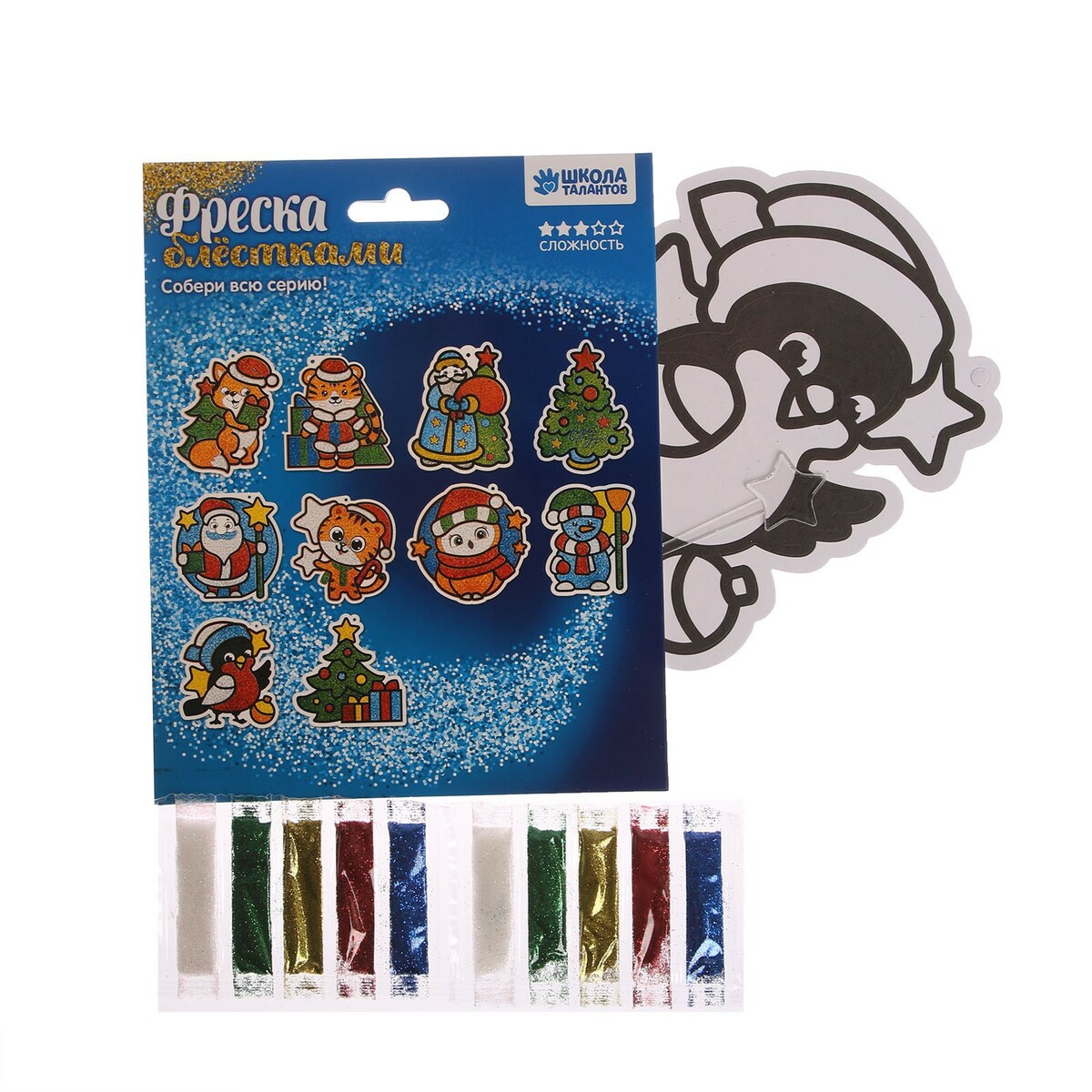 

Фреска блестками