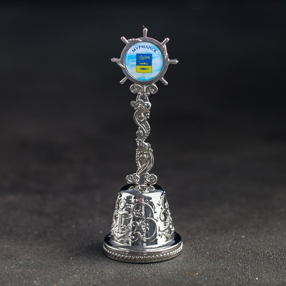 

Колокольчик сувенирный, Серебристый