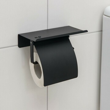 Держатель для туалетной бумаги с полочко