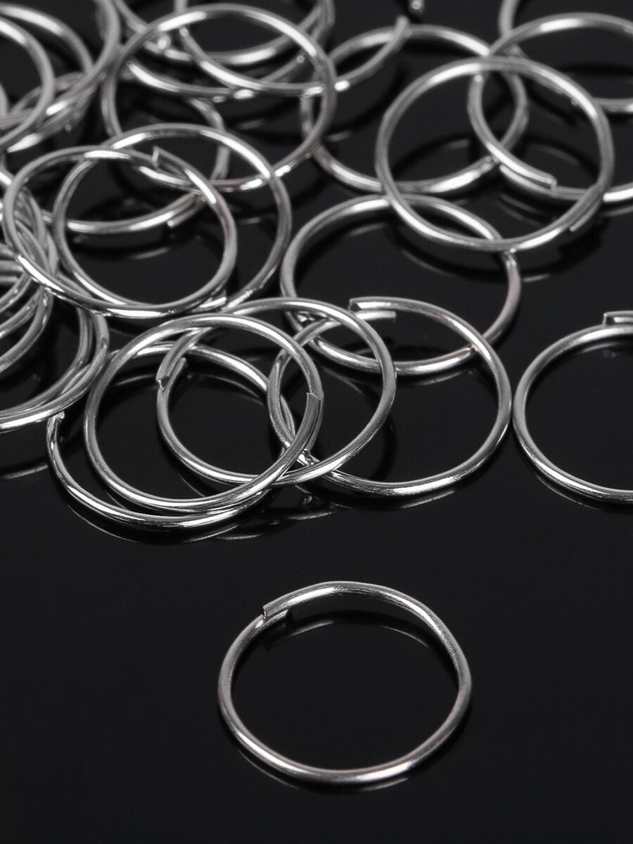 

Кольцо соединительное 0.7×12 мм (набор 50 г, ±360 шт.) см-995, цвет серебро, Серебристый