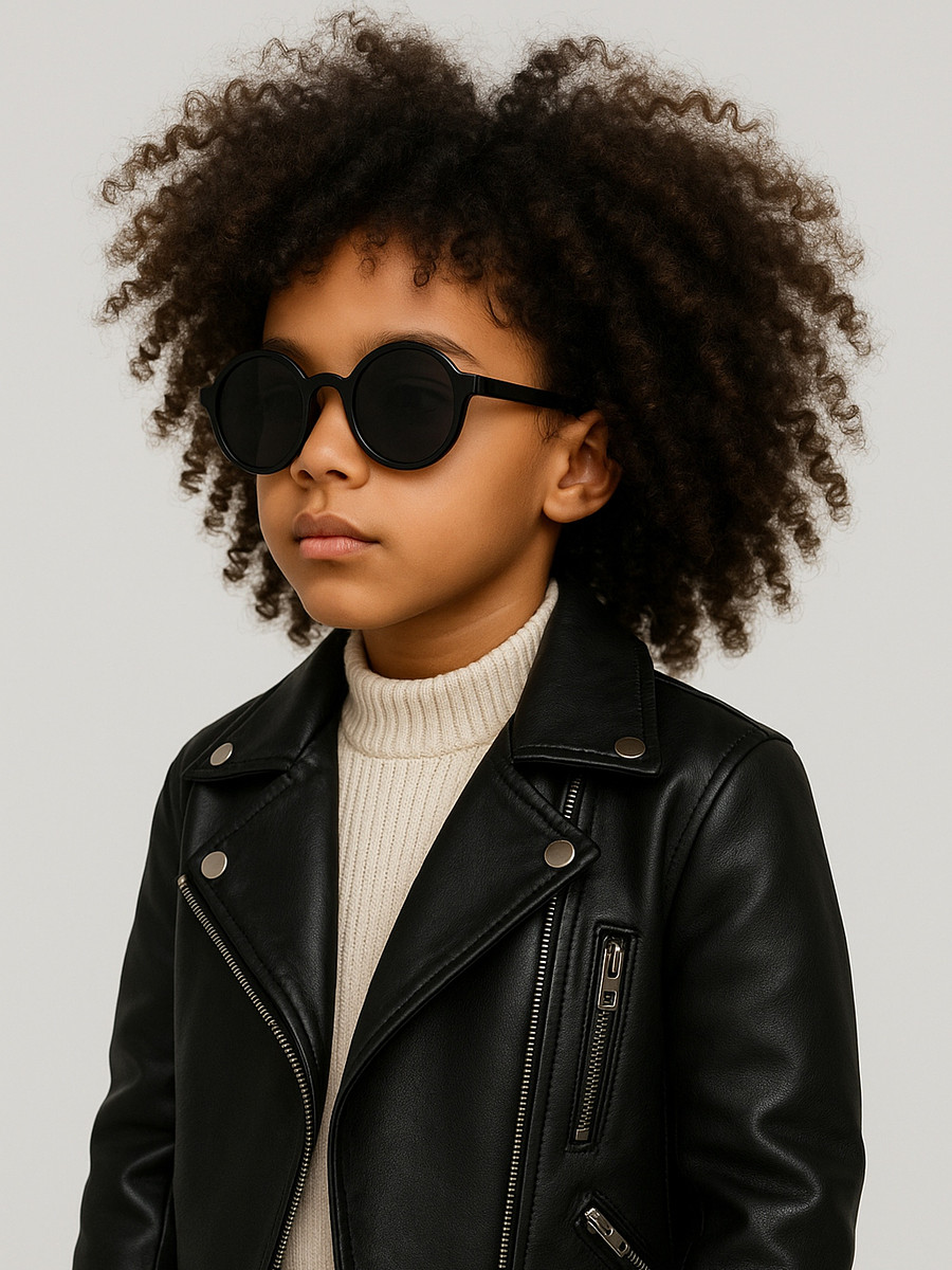 

Очки солнцезащитные детские onesun, uv 400, 13×12.5×4.6 см, линза 4.5×4.5 см, черные, Черный