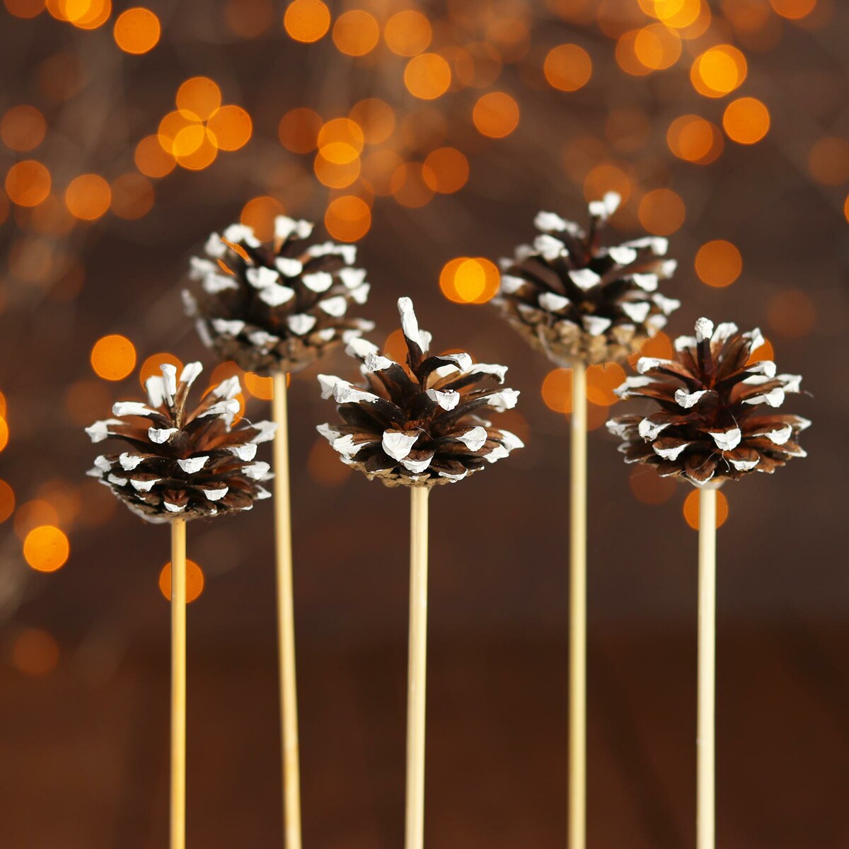 

Новогодний декор, Коричневый;белый