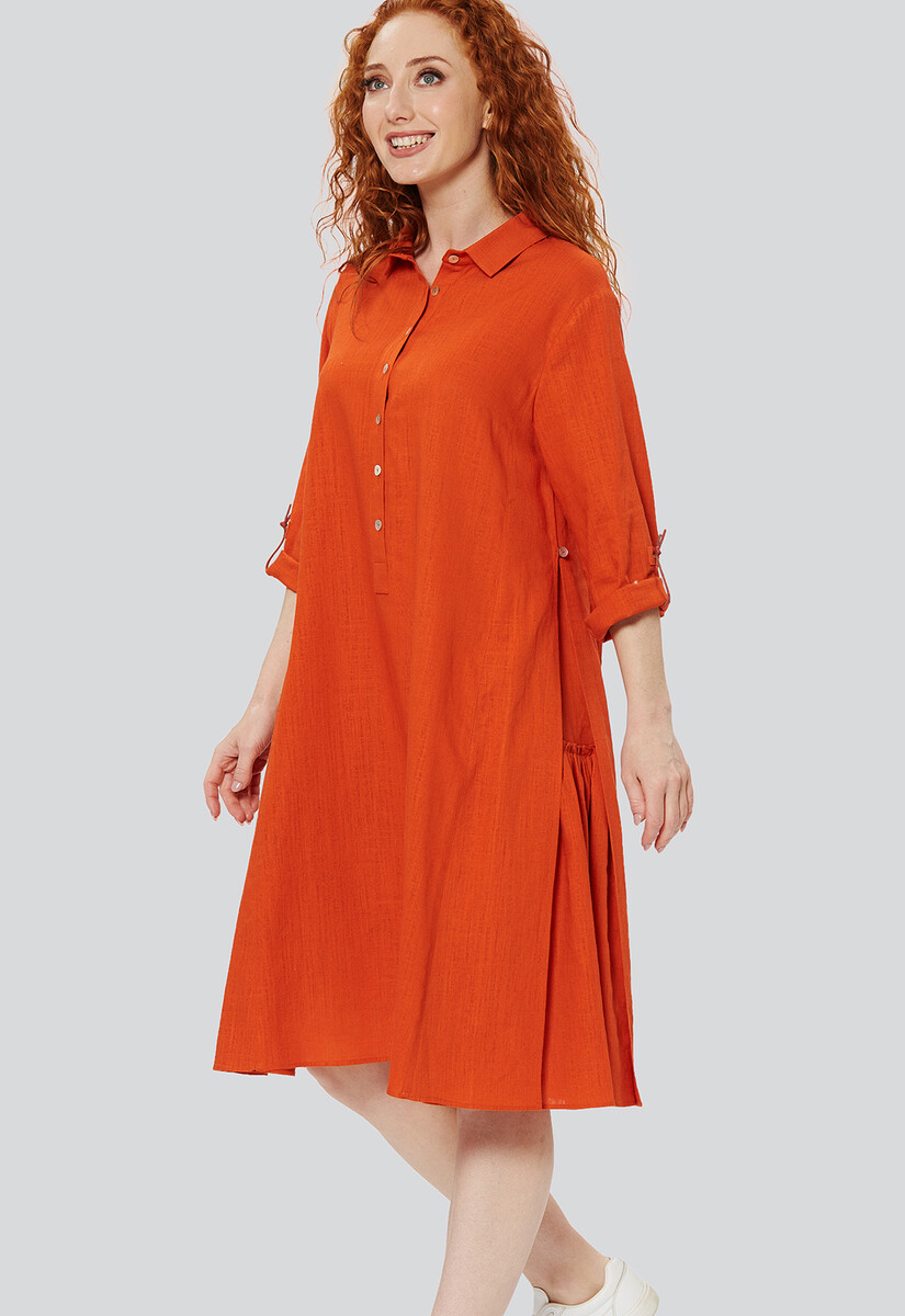 Платье Dimma Fashion Studio, размер 42, цвет оранжевый 01050206 - фото 2