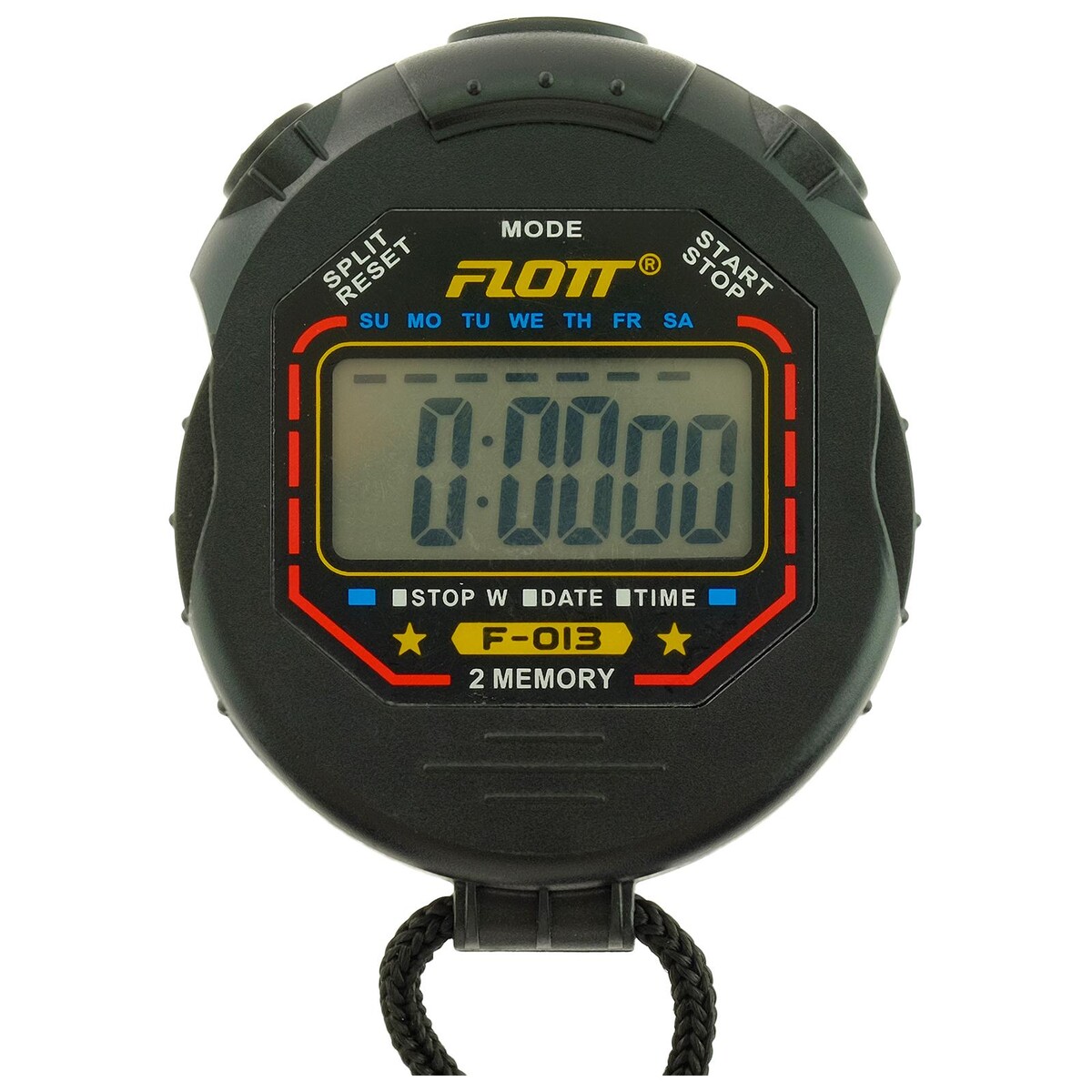 Секундомер, стоп часы, будильник, календарь, на 2 человека секундомер mad wave stopwatch 200 memory m1409 02 0 10w
