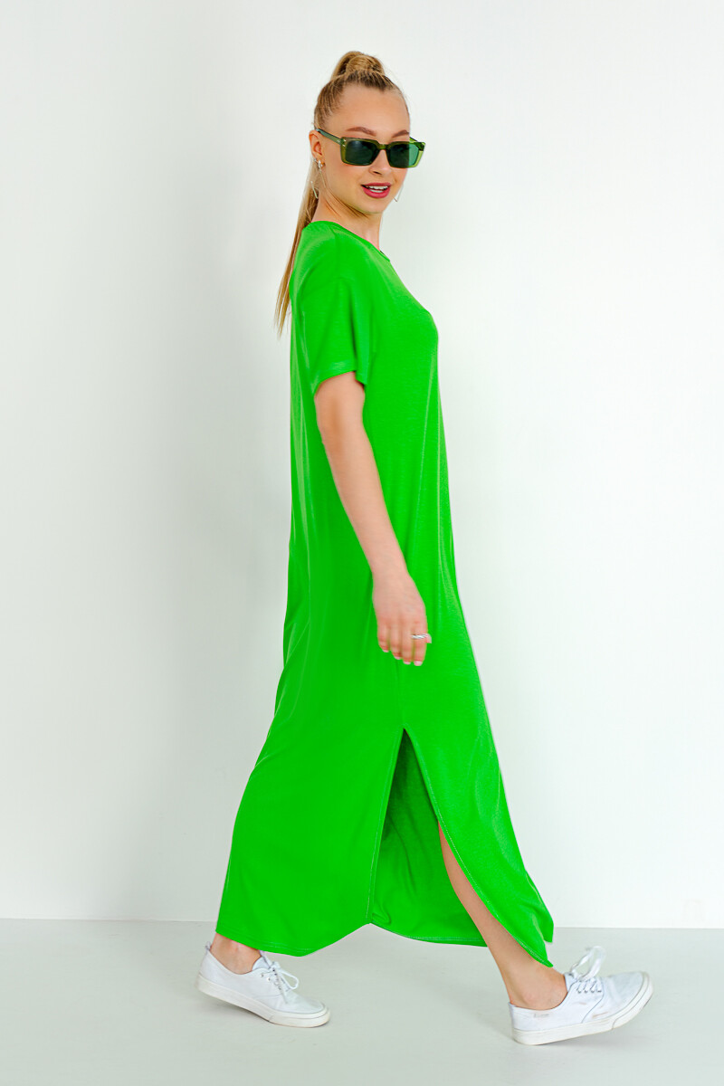 Платье ОПТ МОДА, размер 44, цвет салатовый 01053331 - фото 2