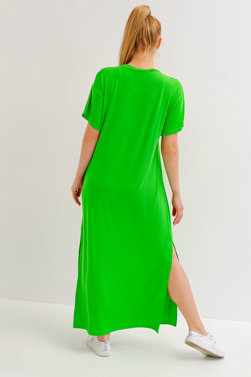 Платье ОПТ МОДА, размер 44, цвет салатовый 01053331 - фото 3