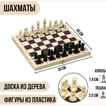 Шахматы, настольная игра 30 х 30 см, кор