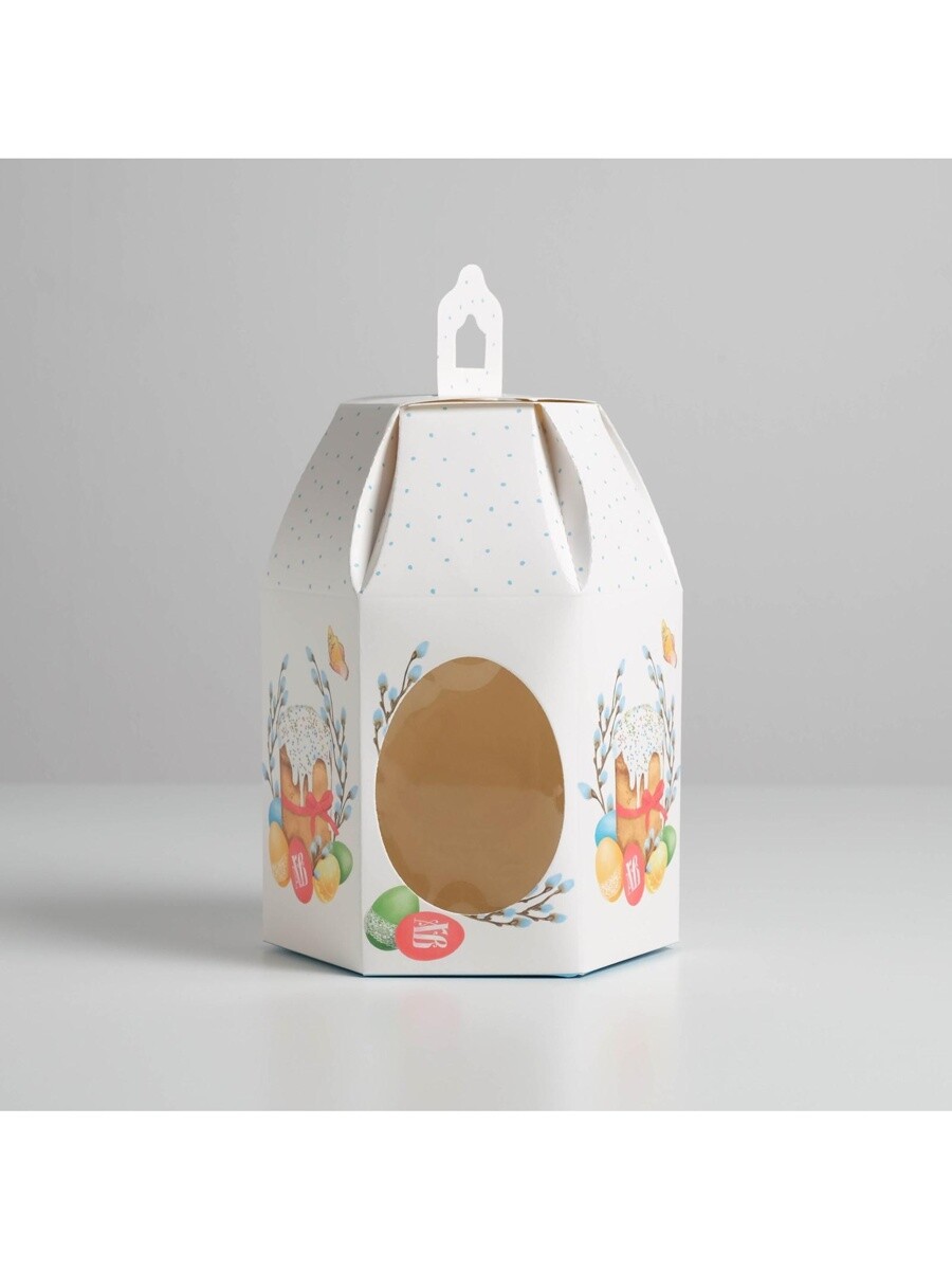 

Коробка кондитерская складная, упаковка, Белый