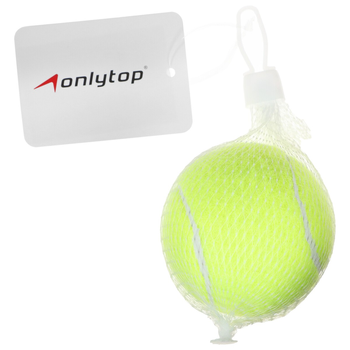фото Мяч для большого тенниса onlytop № 929, тренировочный, цвет желтый