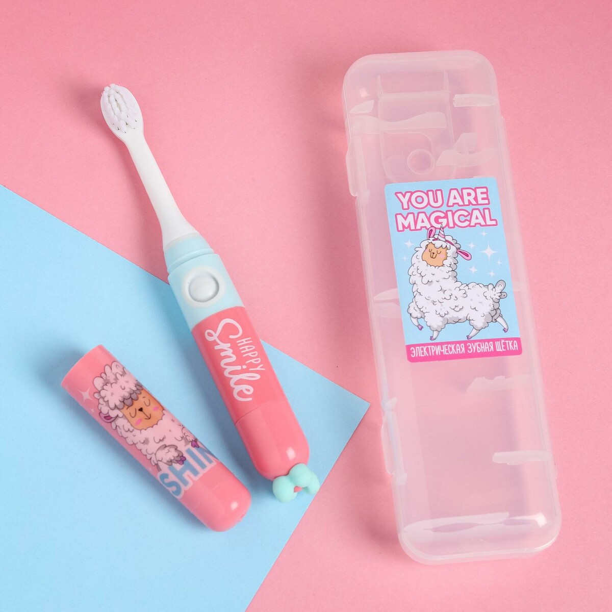 Зубная щетка электрическая you are magical, 19,2 х 5,5 см электрическая зубная щетка soocas so white sonic electric toothbrush pink хорошее состояние
