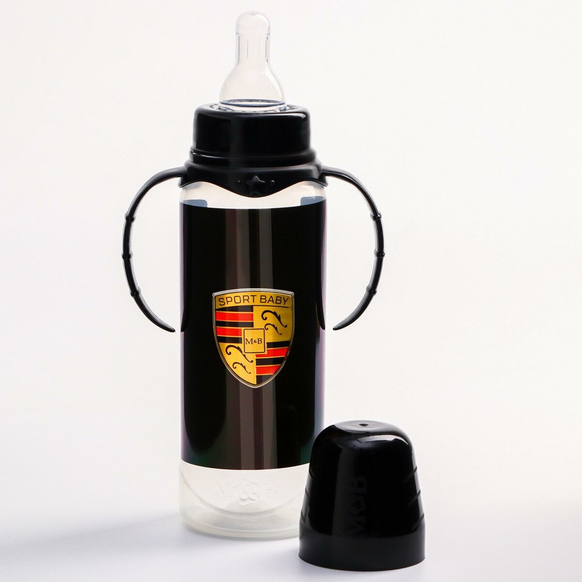 Бутылочка для кормления sport car, классическое горло, от 0 мес, 250 мл., цилиндр, с ручками бутылочка для кормления nut milk 150 мл цилиндр с ручками