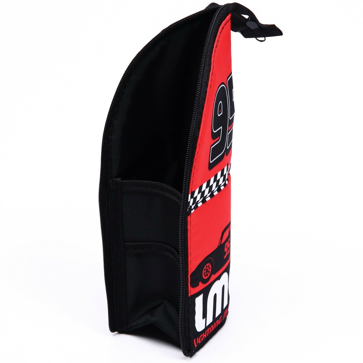 

Пенал-тубус мягкий, 20х9 см, тачки, Красный