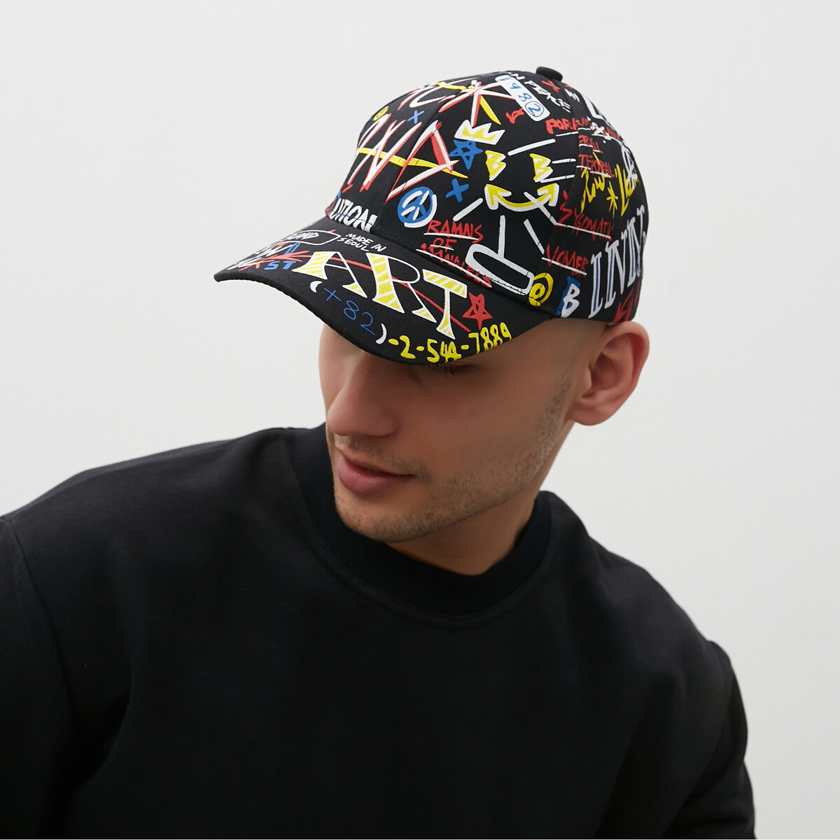 

Кепка minaku art, черная, размер, Черный