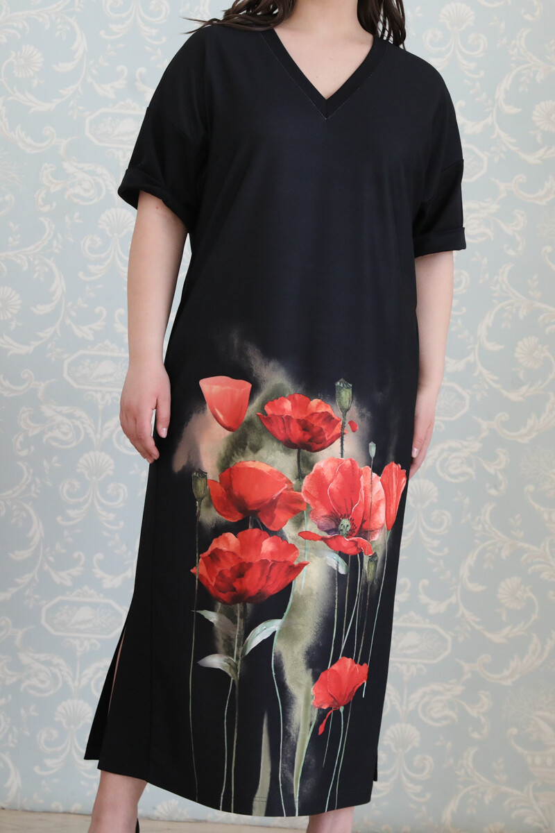 Платье Wisell, размер 52, цвет черный 01058482 - фото 12