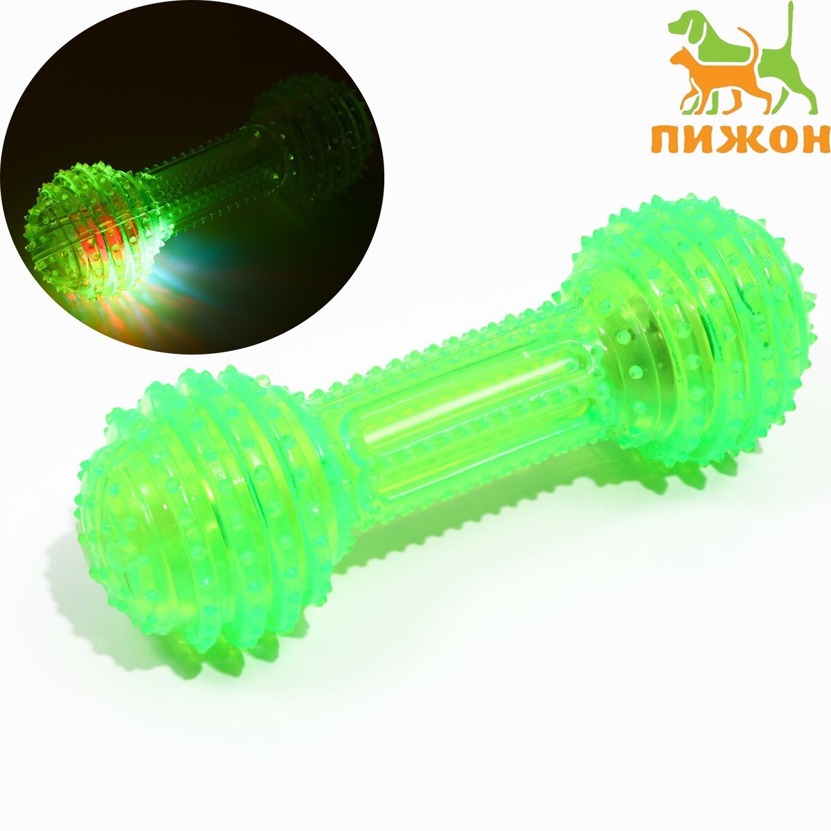 

Игрушка светящаяся для собак, Зеленый