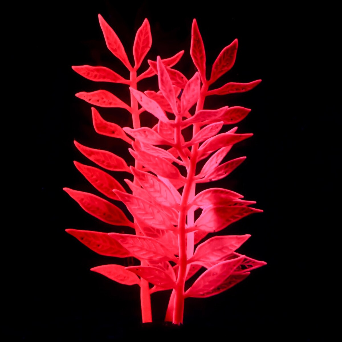 Растение силиконовое аквариумное, светящееся в темноте, 8 х 15 см, розовое No brand 01059239 - фото 2