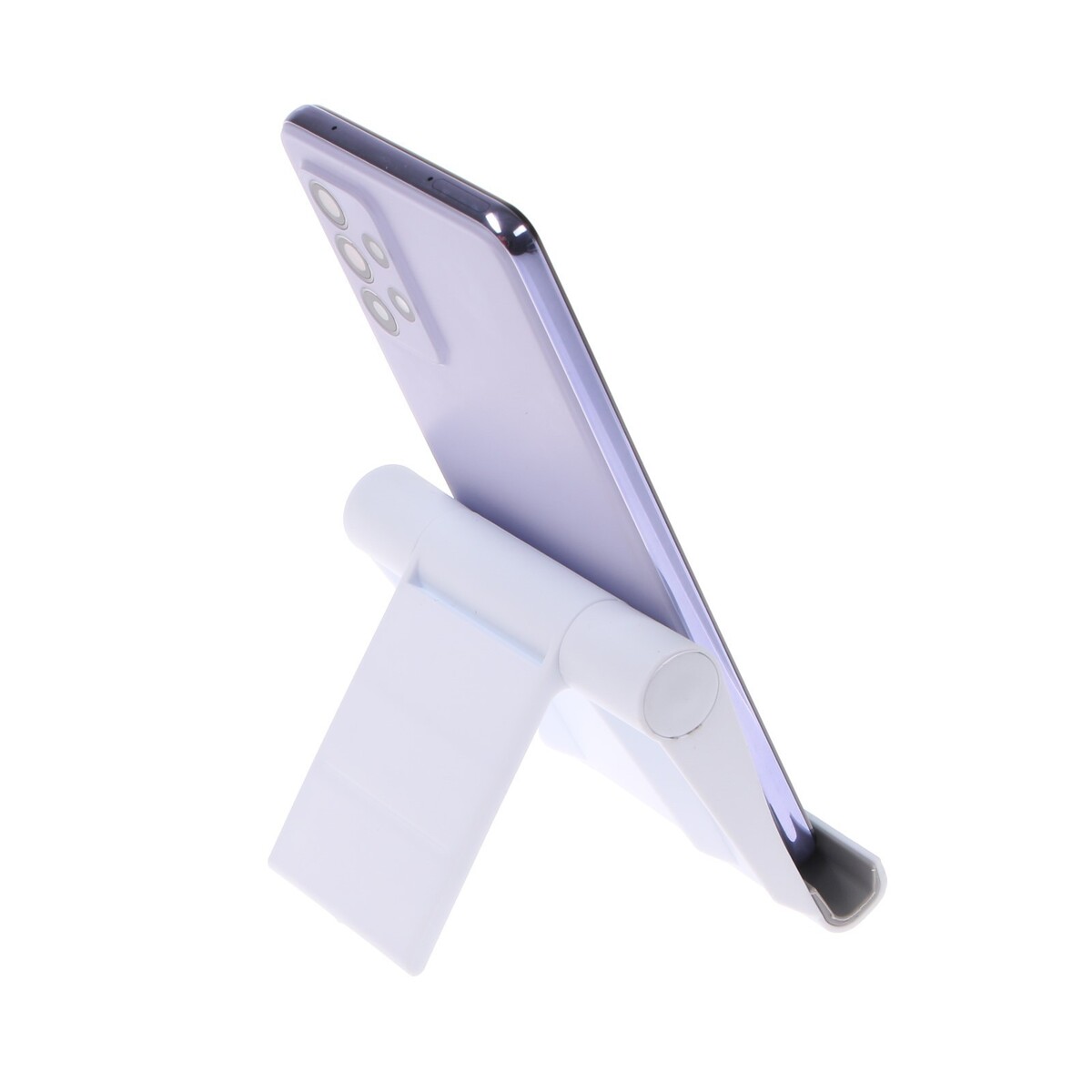 фото Подставка для телефона luazon, складная, регулируемая высота, белая luazon home