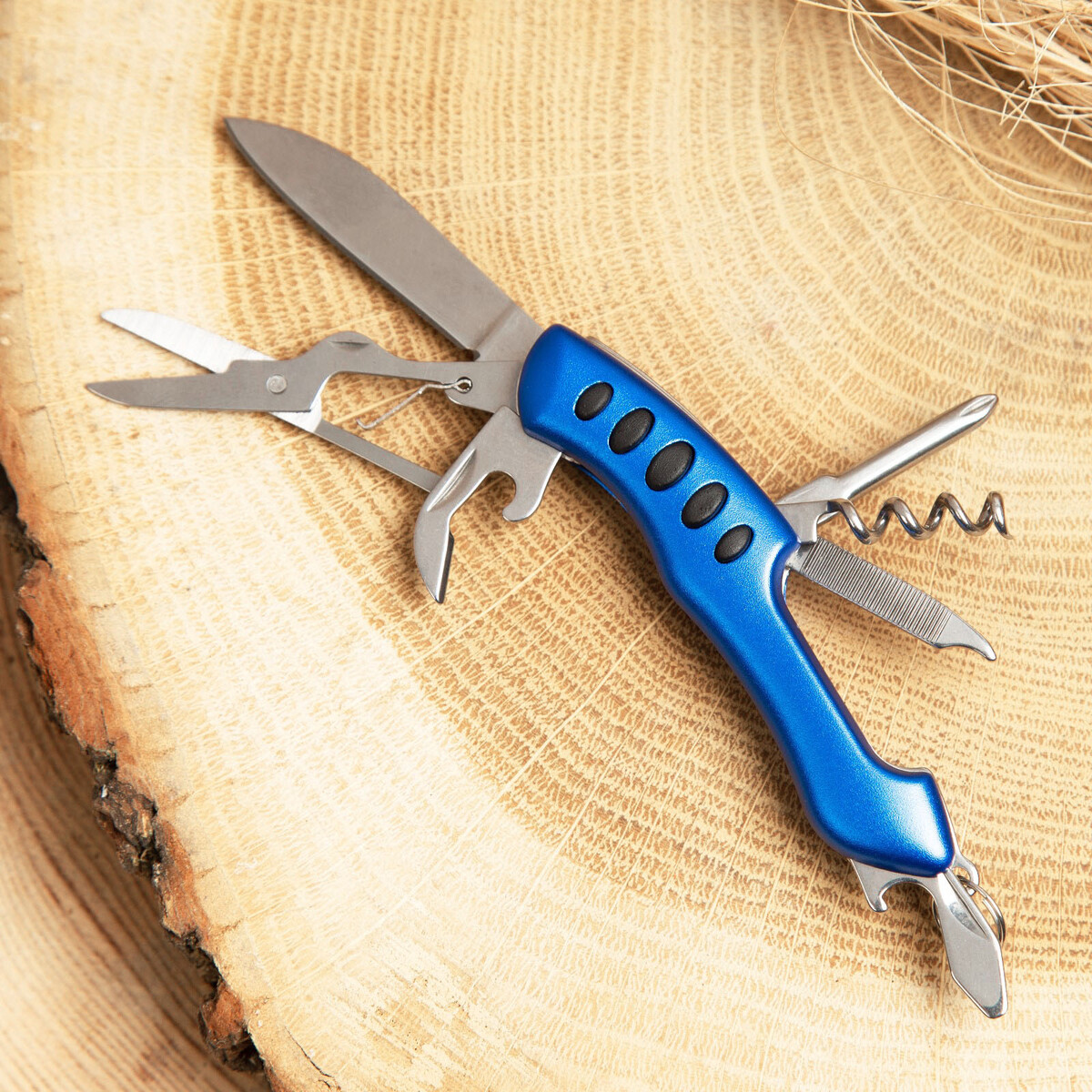 Нож многофункциональный эспандер ленточный многофункциональный onlytop 208х4 5х0 5 см 17 54 кг синий