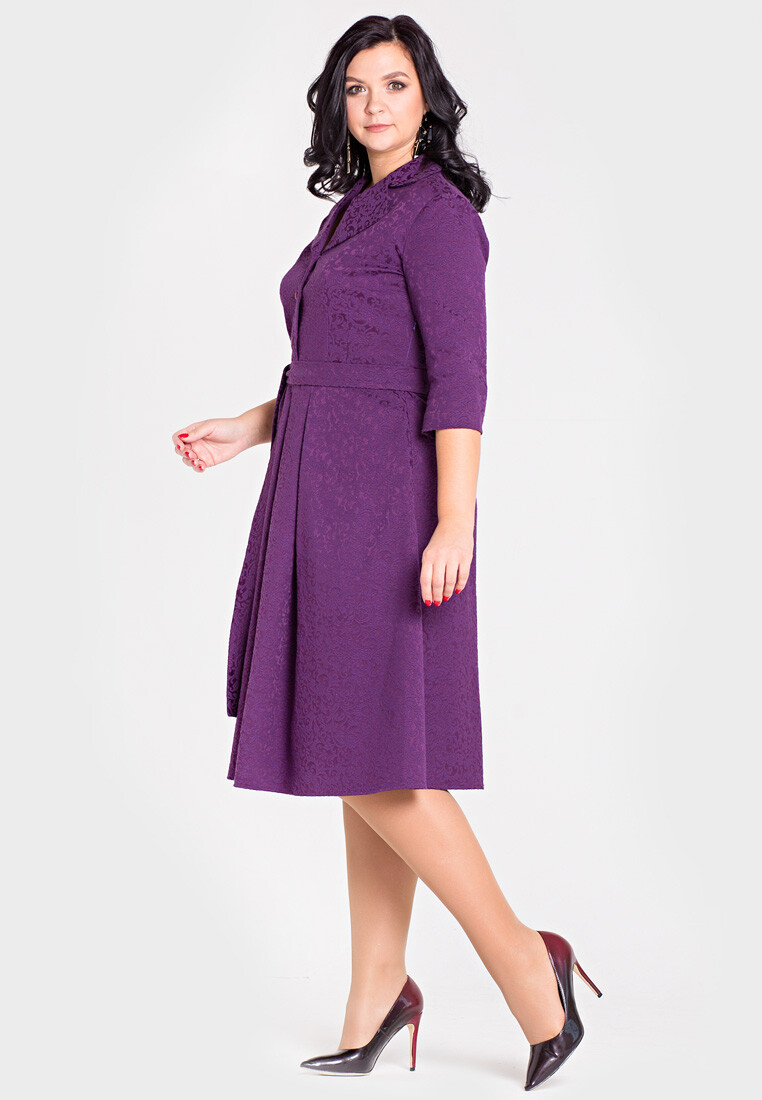 Платье Filigrana, размер 50, цвет фиолетовый 01062499 - фото 3