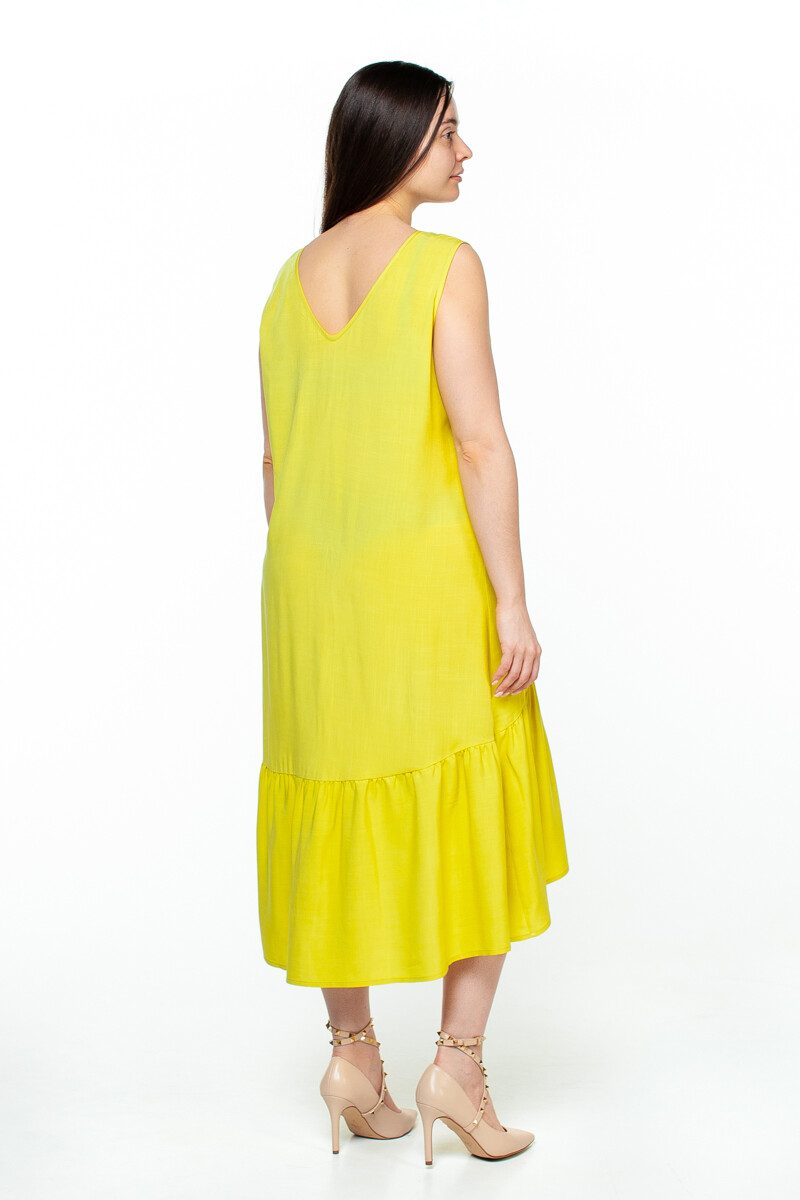 Платье RISE, размер 46, цвет желтый 01065583 - фото 5