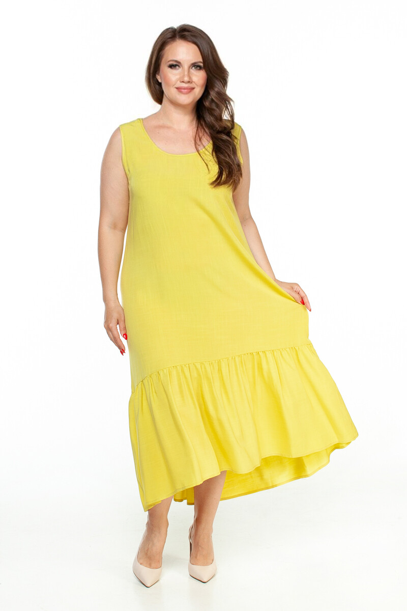 Платье RISE, размер 46, цвет желтый 01065583 - фото 4
