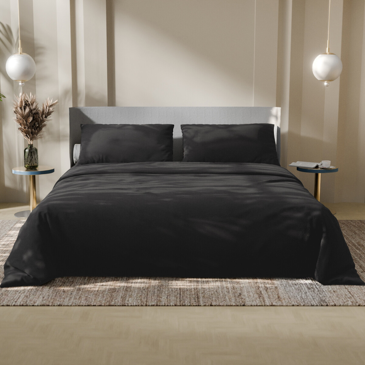 

Постельное белье спальное, Серый