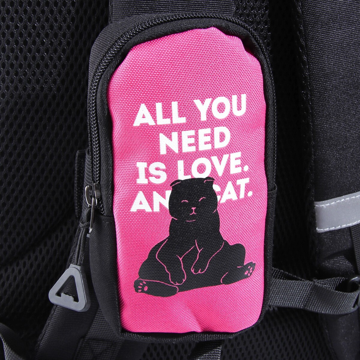 Рюкзак школьный art hype cat and love, 39x32x14 см фото