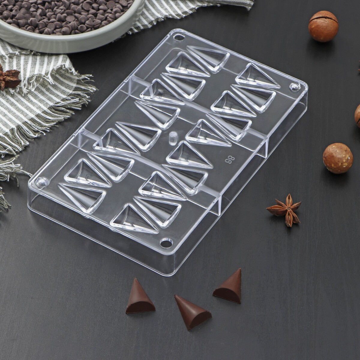 Форма для шоколада и конфет форма для шоколада и конфет 28×14 см