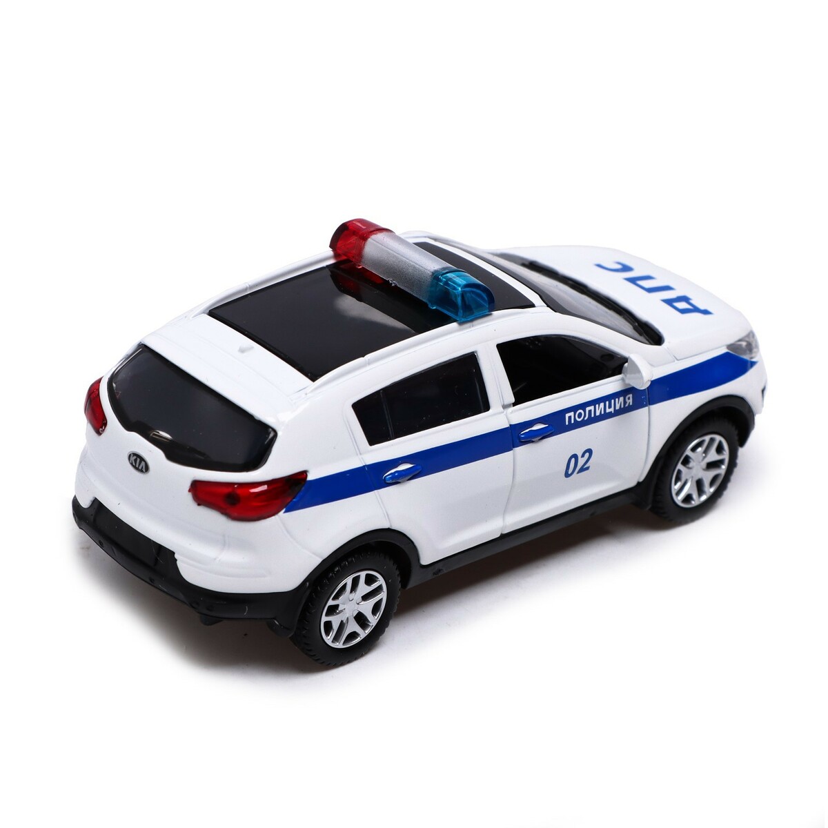 Машина металлическая kia sportage r-police, 1:39, инерция, открываются  двери Автоград 01072557: купить за 610 руб в интернет магазине с бесплатной  доставкой