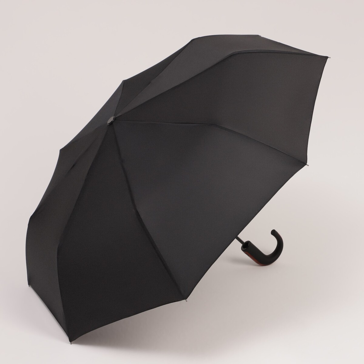Зонт полуавтоматический Queen fair черного цвета