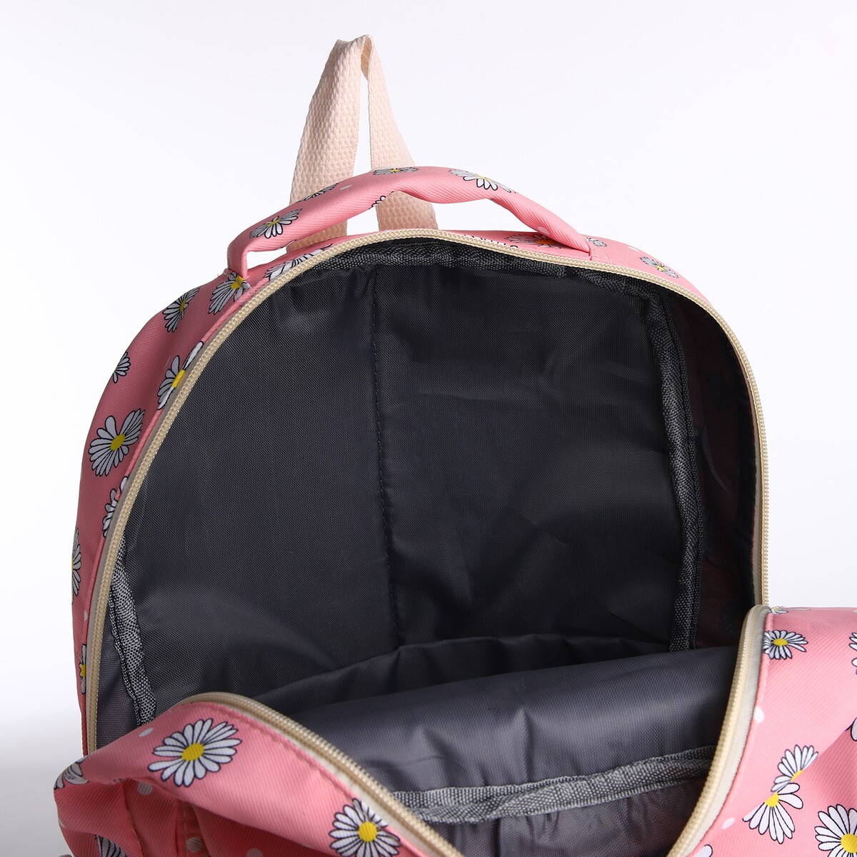 фото Рюкзак на молнии, сумка, косметичка, цвет розовый no brand