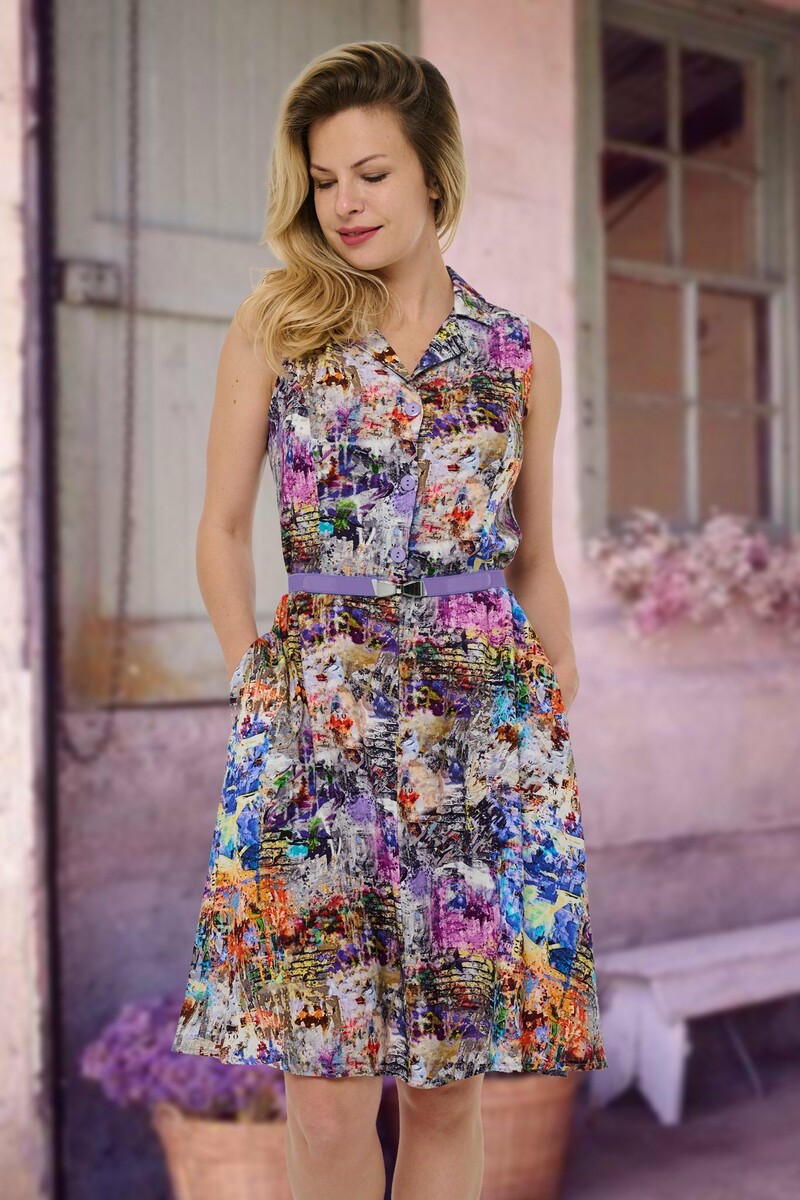 Платье Mix-Mode, размер 46, цвет разноцветный 01074962 - фото 1
