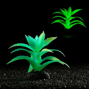 Растение искусственное аквариумное, свет
