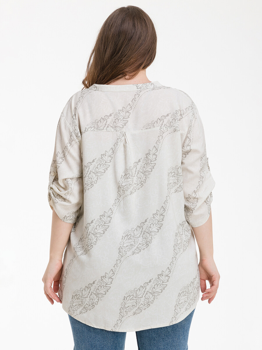 Блузка Modalime, размер 50, цвет бежевый 01081324 - фото 2