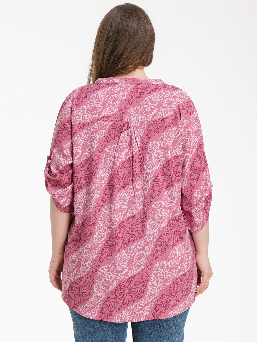 Блузка Modalime, размер 50, цвет бордовый 01081327 - фото 2