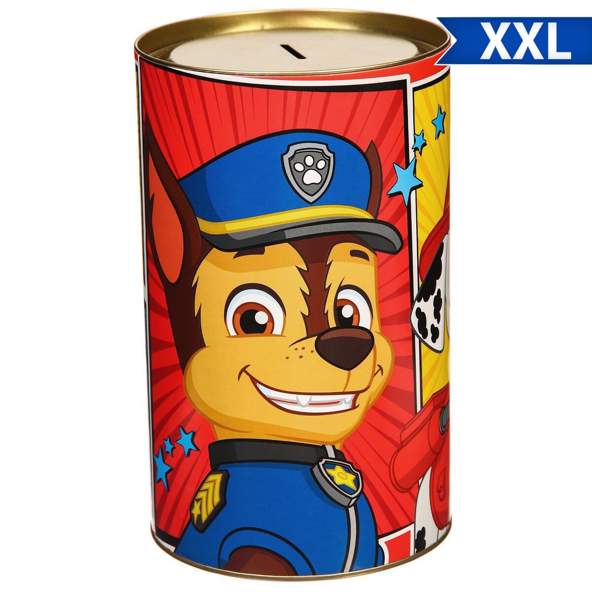 Копилка металлическая, xxl, 20,5 см х 12 см х 12 см Paw Patrol