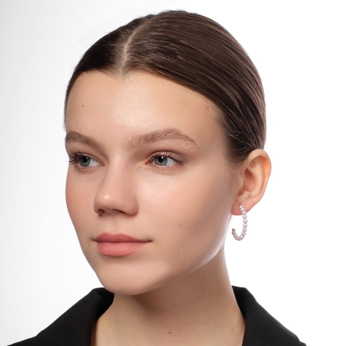 фото Серьги-кольца набор 6 пар queen fair