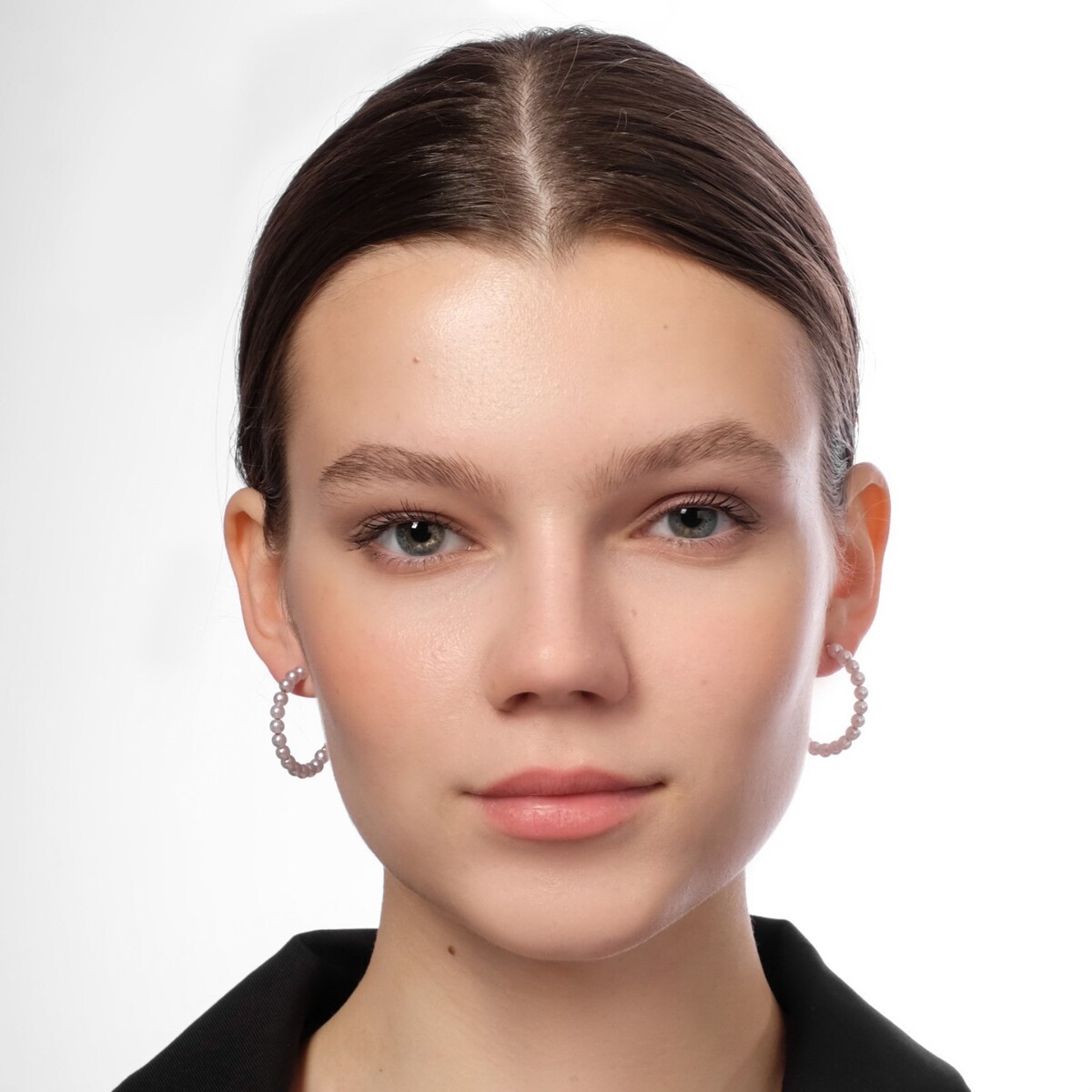 фото Серьги-кольца набор 6 пар queen fair