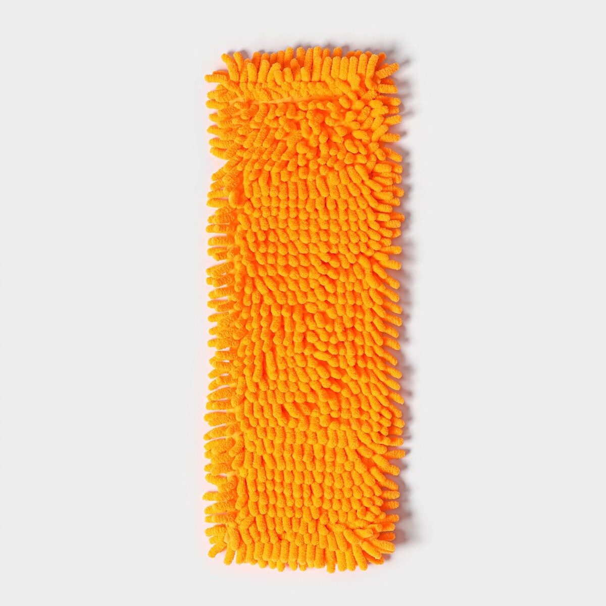 Насадка для плоской швабры доляна, 43×13 см, микрофибра букли, цвет оранжевый насадка для швабры xl paul masquin микрофибра