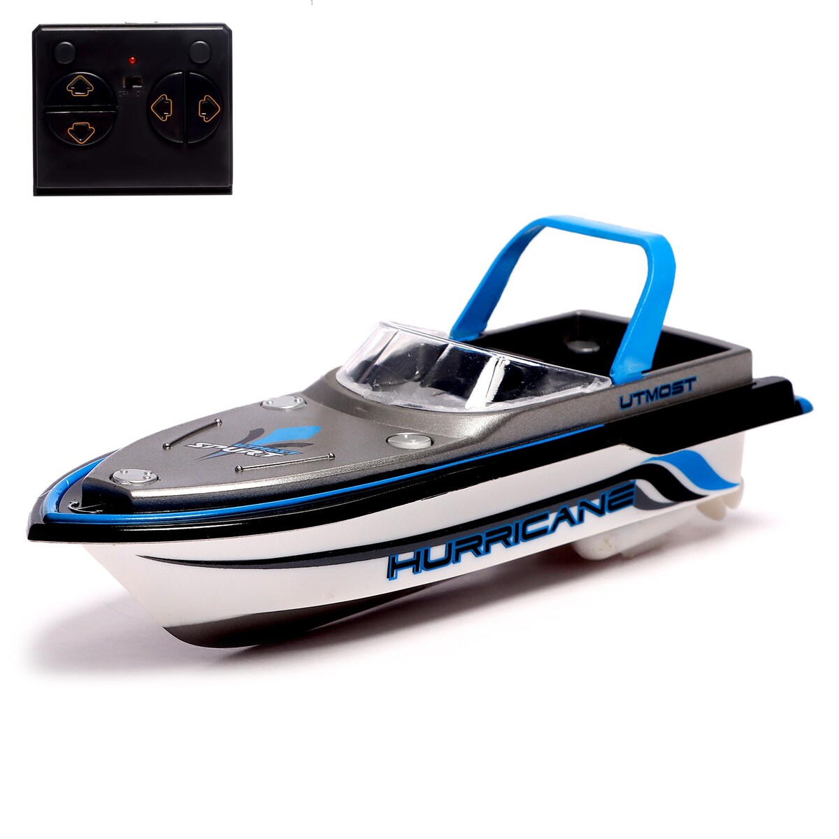 Катер радиоуправляемый mini boat, работает от аккумулятора, цвет синий катер радиоуправляемый awg работает от аккумулятора