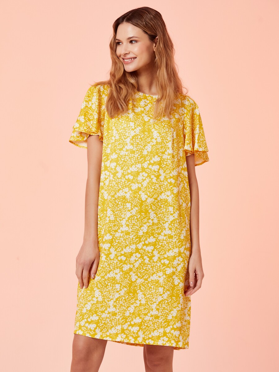 Платье Akimbo, размер 44, цвет желтый 01091116 - фото 4