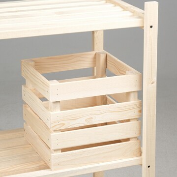 Ящик деревянный для стеллажей глубиной 2