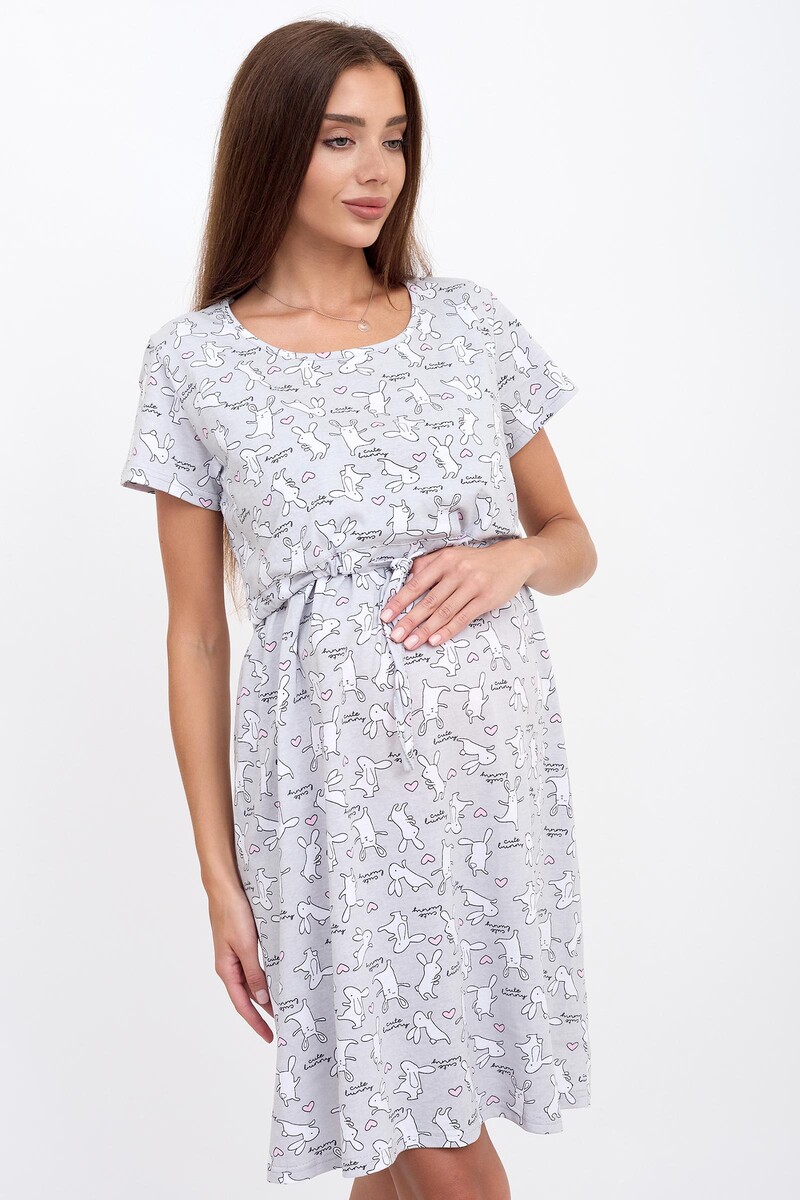 Платье домашнее Lika Dress, размер 44, цвет серый 01092130 - фото 1