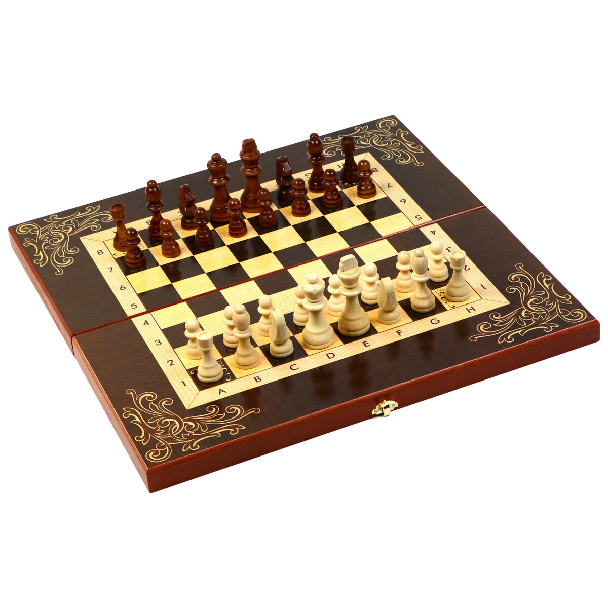 Шахматы деревянные 50х50 см шахматы деревянные обиходные 29 8 х 29 8 см король h 7 2 см пешка h 4 5 см