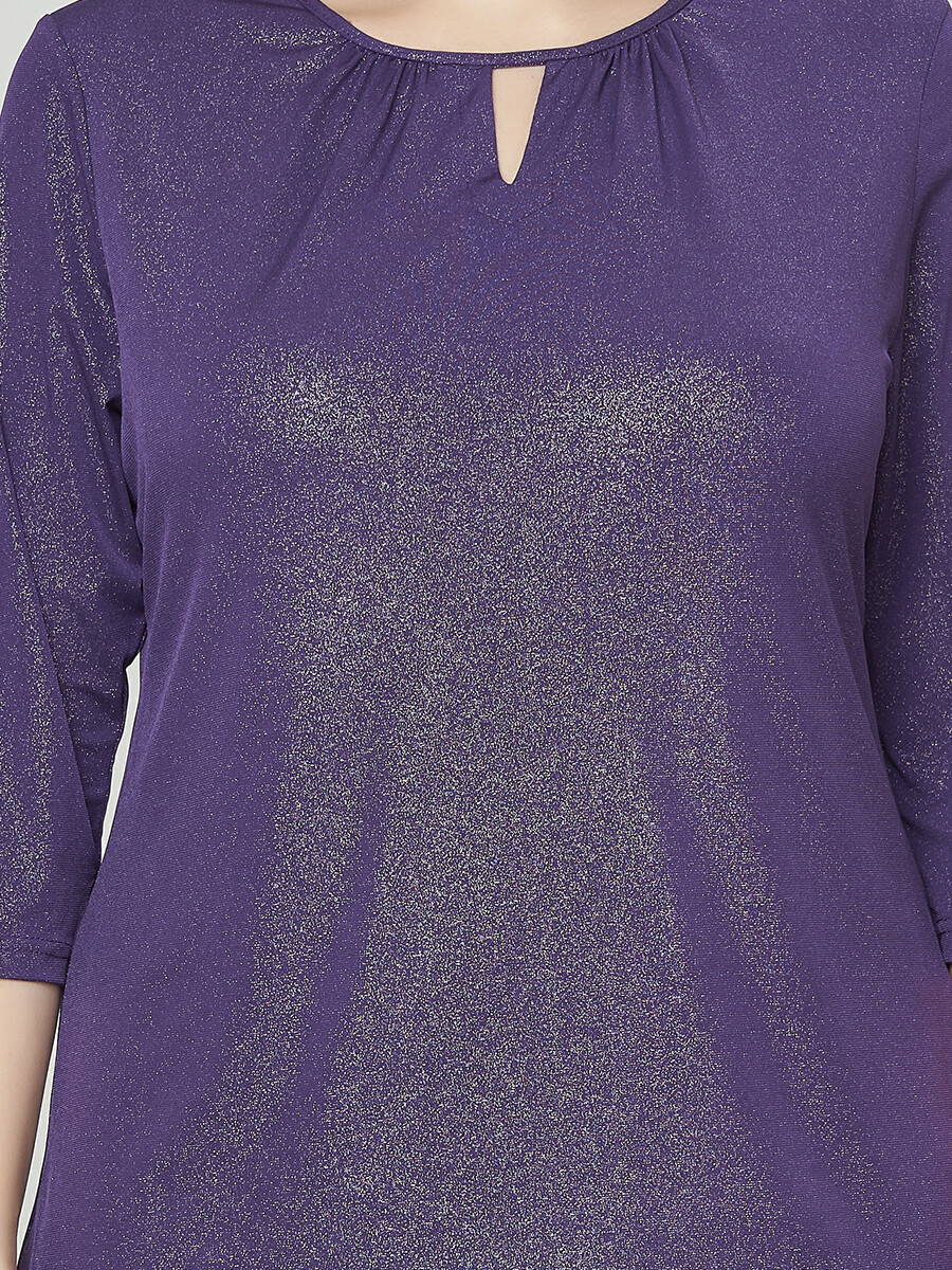 Блузка Olsi, размер 48, цвет фиолетовый 01097905 - фото 4