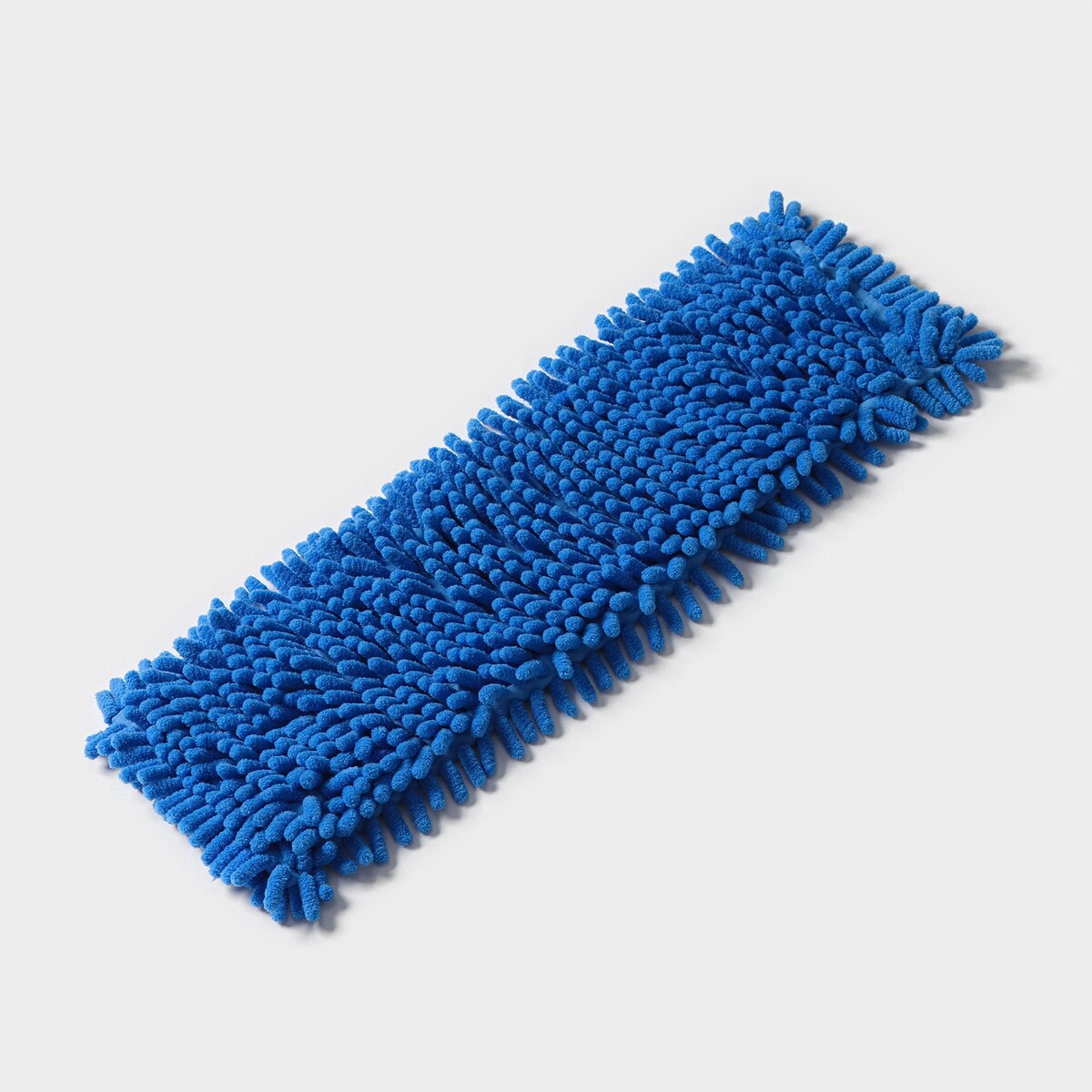 Насадка для плоской швабры доляна, 43×13 см, микрофибра букли, цвет синий насадка для плоской швабры доляна 42×12 см 60 гр микрофибра синий