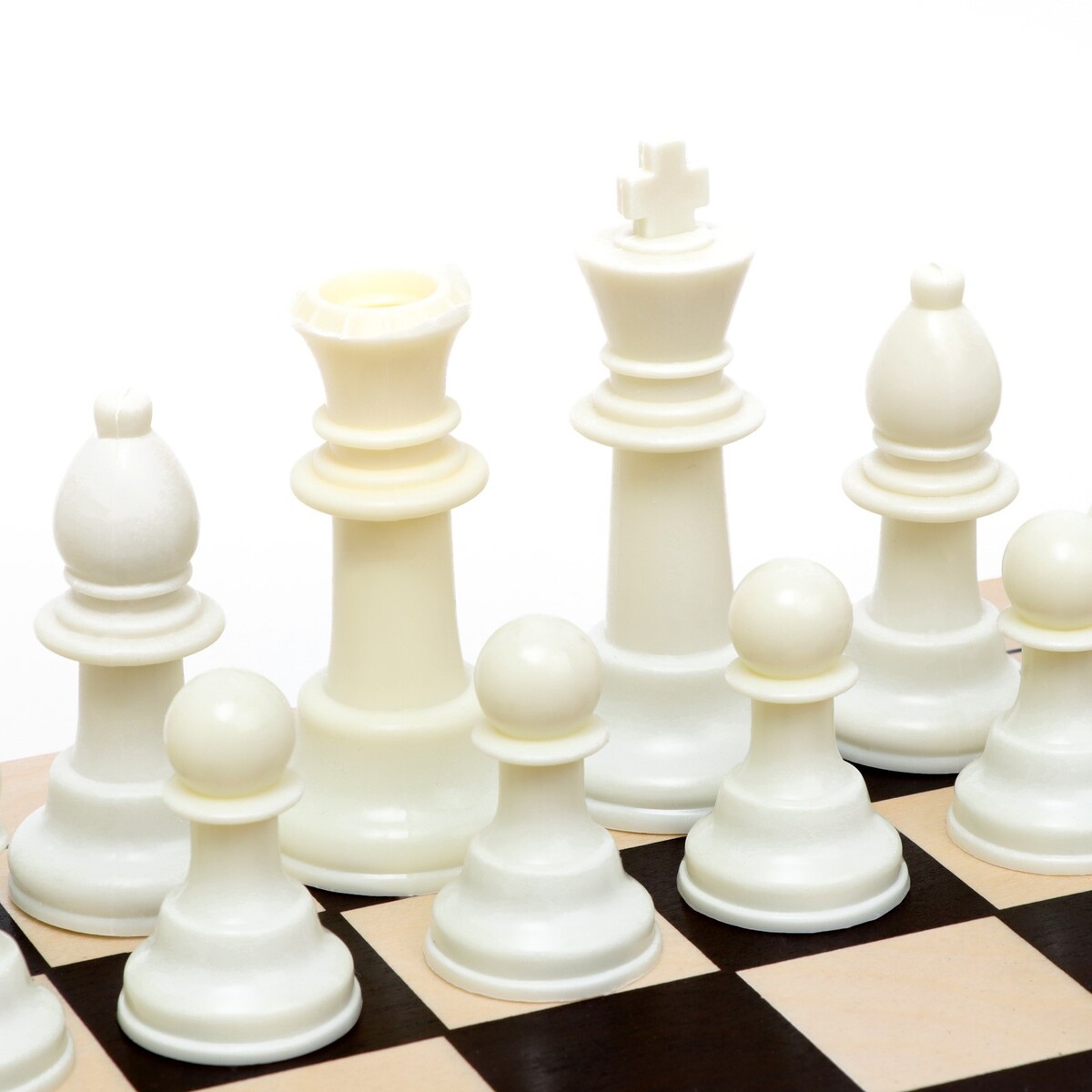 фото Шахматы гроссмейстерские, турнирные 43 х 43 см, король h-10.5 см, пешка h-5 см no brand